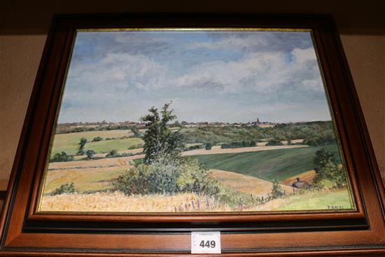 Oil of Pannel Valley by Dorothea Davies